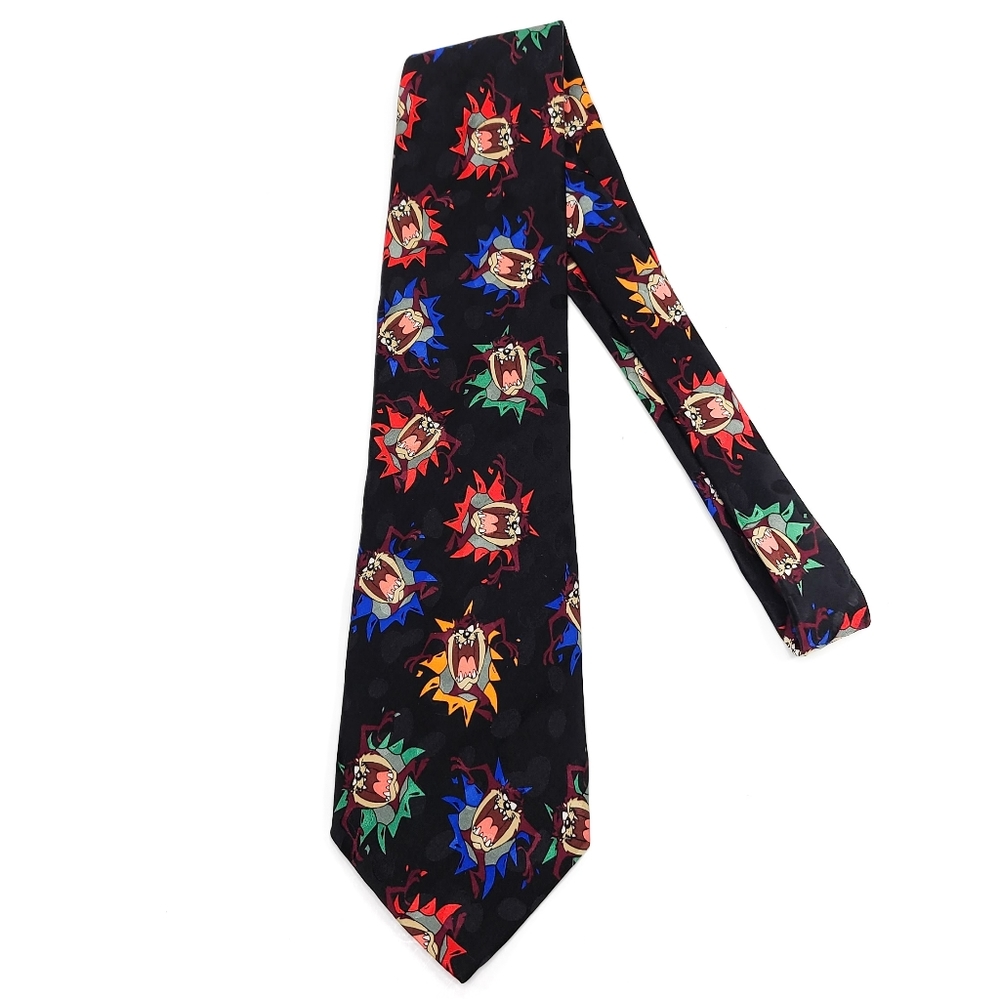 Vintage 1995 Taz Tasmanian Devil Looney Tunes Tie